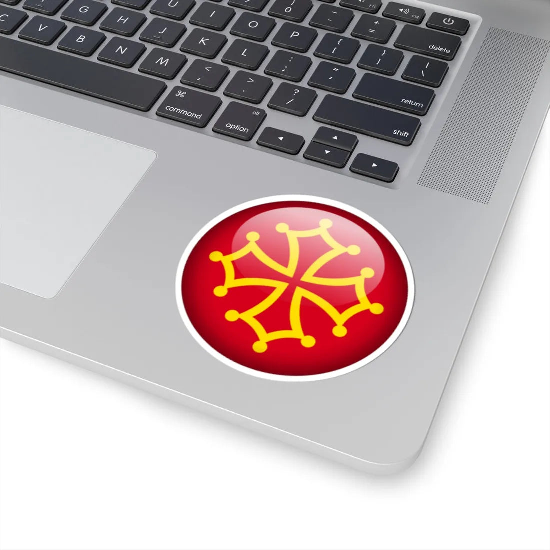 Flag orb Occitania (France) STICKER Vinyl Kiss-Cut Decal - The Sticker Space