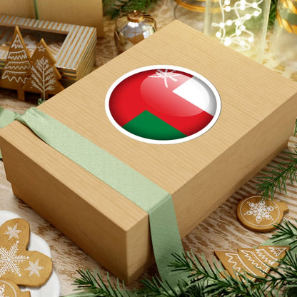 Flag orb Oman (Oman) STICKER Vinyl Kiss-Cut Decal - The Sticker Space