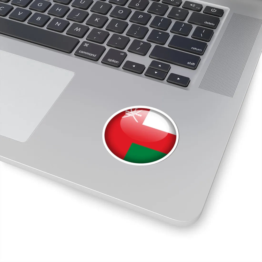 Flag orb Oman (Oman) STICKER Vinyl Kiss-Cut Decal - The Sticker Space