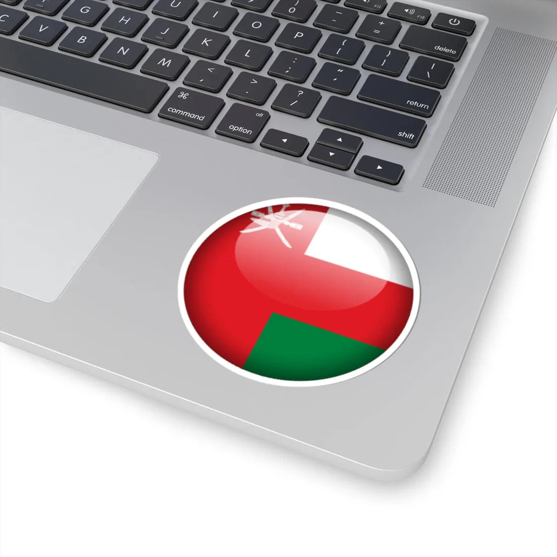 Flag orb Oman (Oman) STICKER Vinyl Kiss-Cut Decal - The Sticker Space