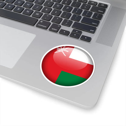 Flag orb Oman (Oman) STICKER Vinyl Kiss-Cut Decal - The Sticker Space