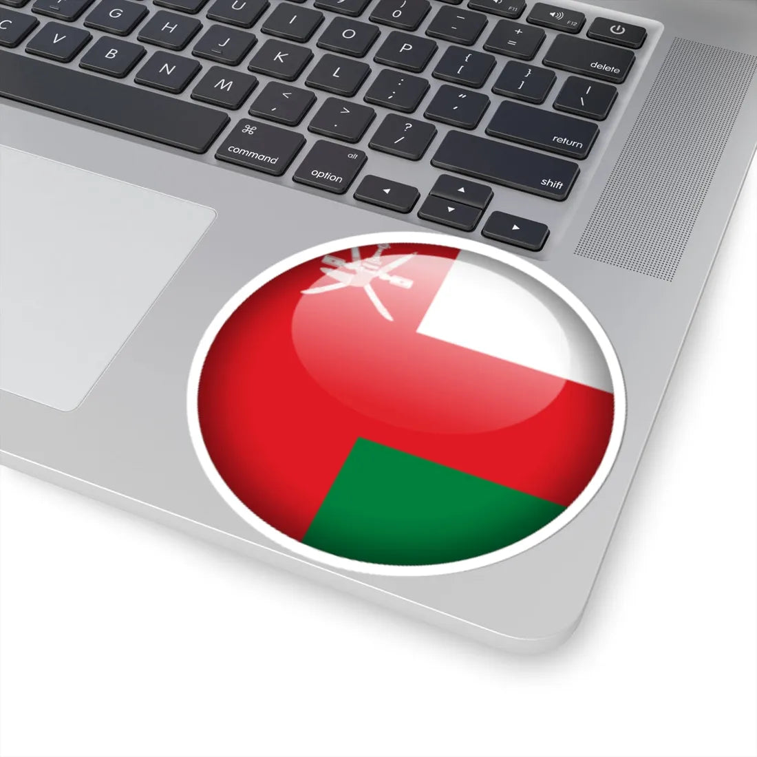 Flag orb Oman (Oman) STICKER Vinyl Kiss-Cut Decal - The Sticker Space
