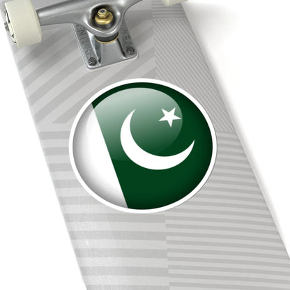 Flag orb Pakistan (Pakistan) STICKER Vinyl Kiss-Cut Decal - The Sticker Space