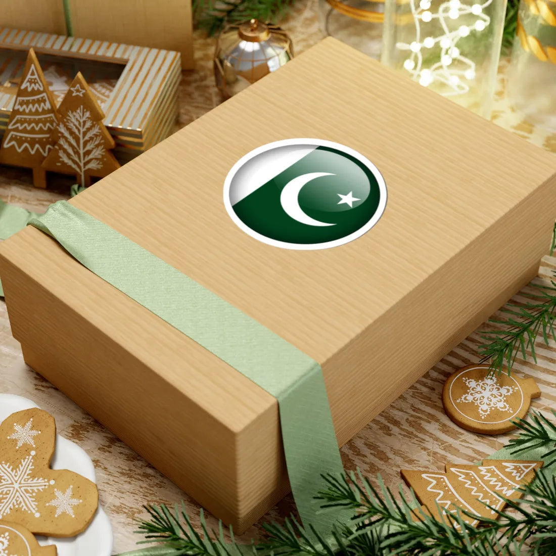 Flag orb Pakistan (Pakistan) STICKER Vinyl Kiss-Cut Decal - The Sticker Space