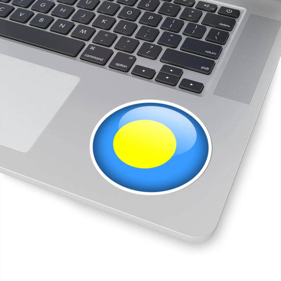 Flag orb Palau (Palau) STICKER Vinyl Kiss-Cut Decal - The Sticker Space