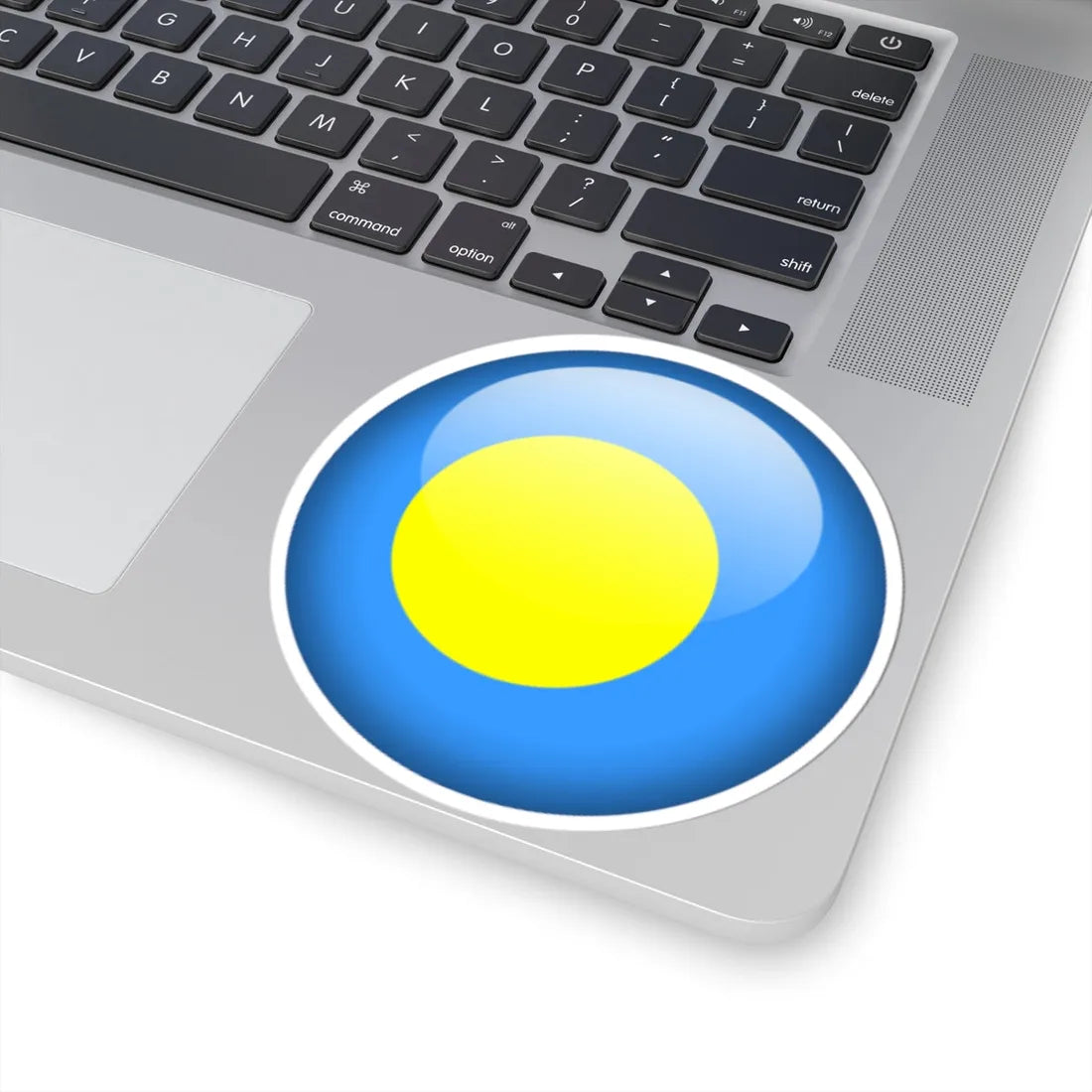 Flag orb Palau (Palau) STICKER Vinyl Kiss-Cut Decal - The Sticker Space