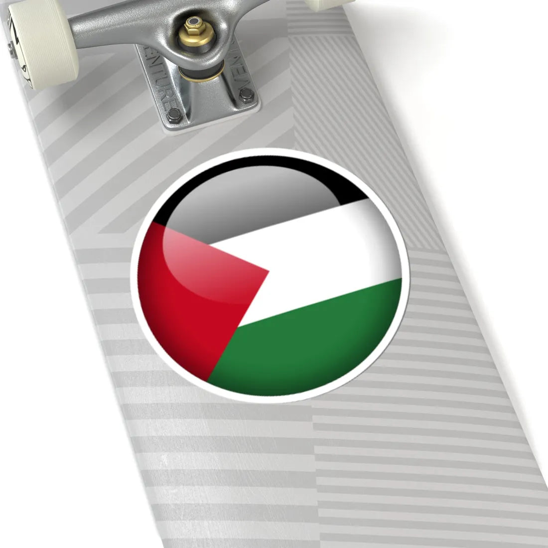 Flag orb Palestine (Palestine) STICKER Vinyl Kiss-Cut Decal - The Sticker Space