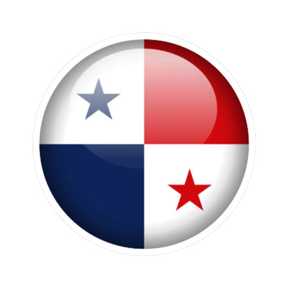Flag orb Panama (Panama) STICKER Vinyl Kiss-Cut Decal 4 Inch White - The Sticker Space