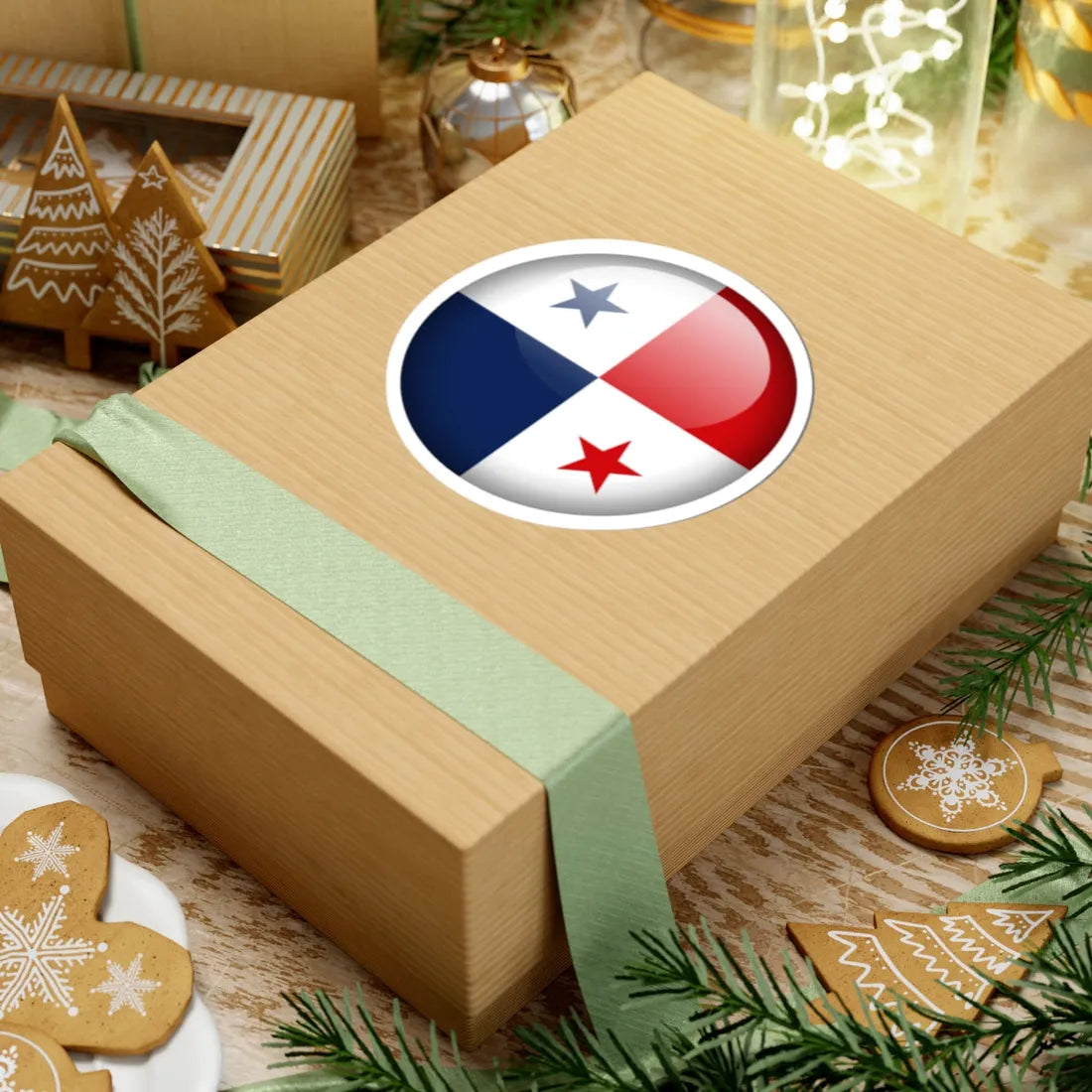 Flag orb Panama (Panama) STICKER Vinyl Kiss-Cut Decal - The Sticker Space