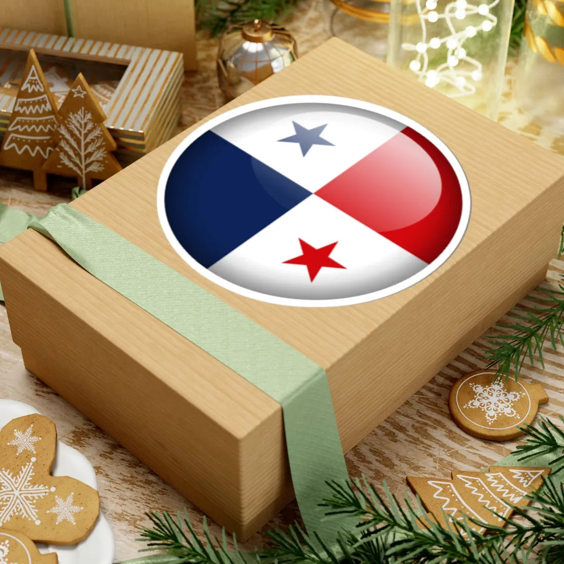 Flag orb Panama (Panama) STICKER Vinyl Kiss-Cut Decal - The Sticker Space