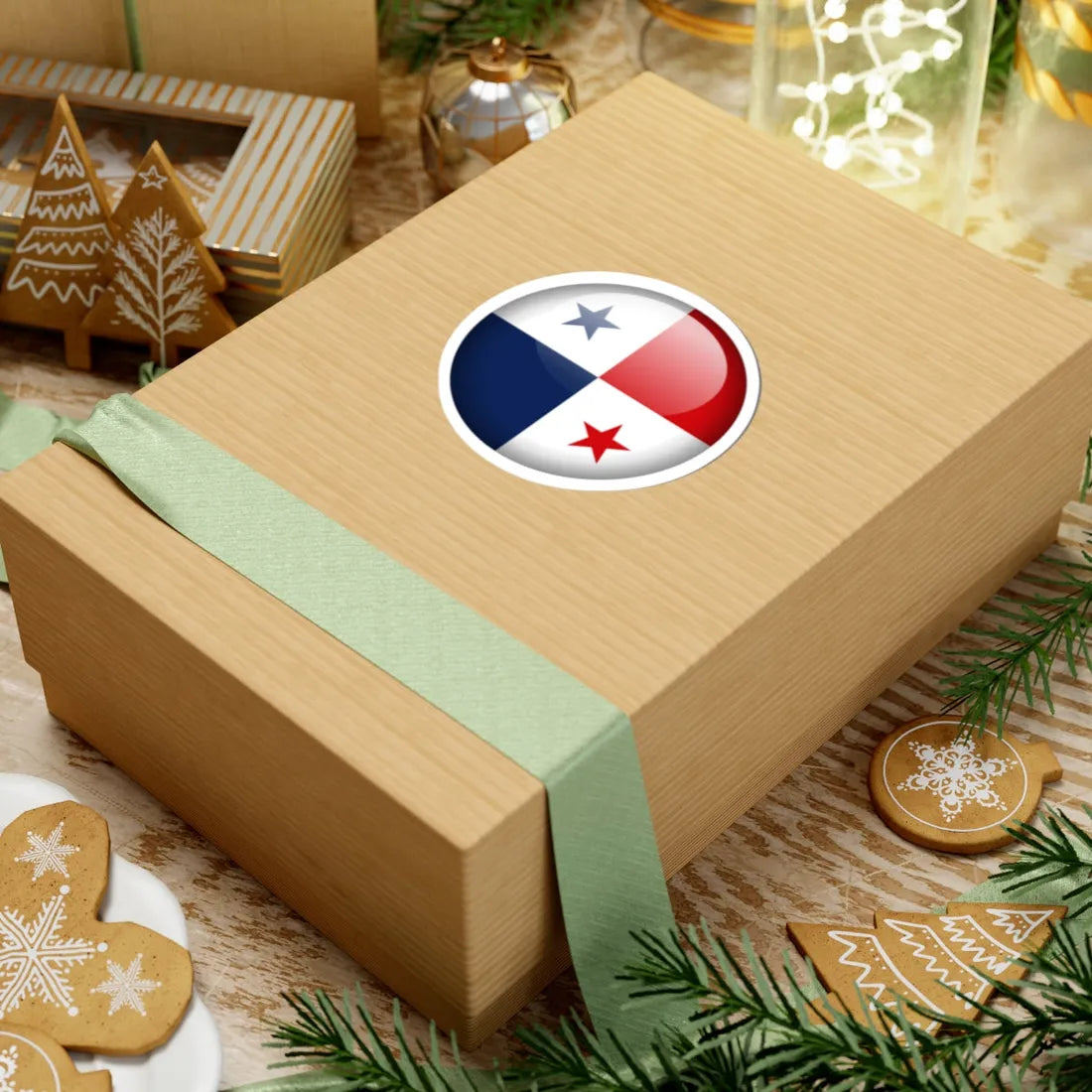 Flag orb Panama (Panama) STICKER Vinyl Kiss-Cut Decal - The Sticker Space