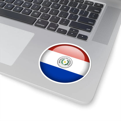 Flag orb Paraguay (Paraguay) STICKER Vinyl Kiss-Cut Decal - The Sticker Space