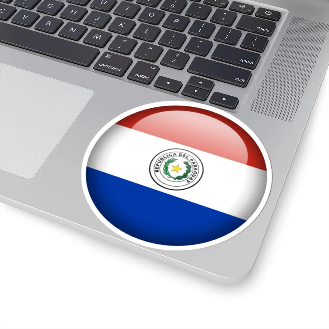Flag orb Paraguay (Paraguay) STICKER Vinyl Kiss-Cut Decal - The Sticker Space