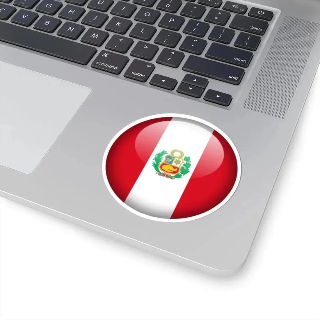 Flag orb Peru (Peru) STICKER Vinyl Kiss-Cut Decal - The Sticker Space