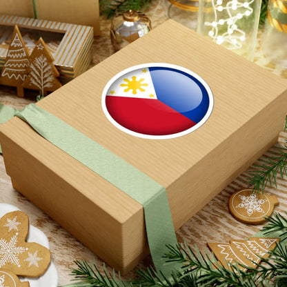 Flag orb Philippines (Philippines) STICKER Vinyl Kiss-Cut Decal - The Sticker Space