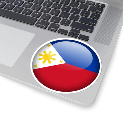 Flag orb Philippines (Philippines) STICKER Vinyl Kiss-Cut Decal - The Sticker Space