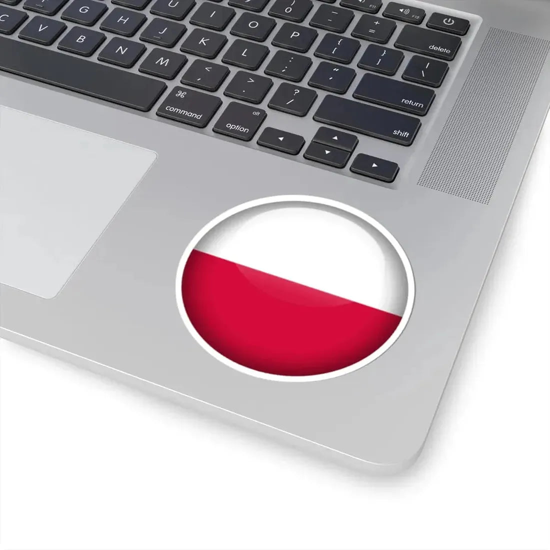 Flag orb Poland (Poland) STICKER Vinyl Kiss-Cut Decal - The Sticker Space
