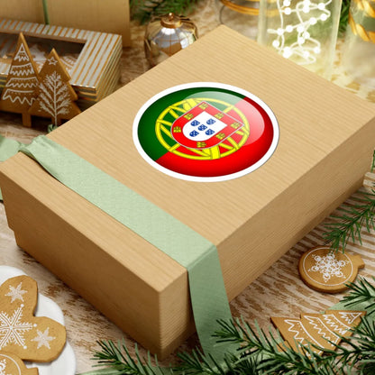 Flag orb Portugal (Portugal) STICKER Vinyl Kiss-Cut Decal - The Sticker Space