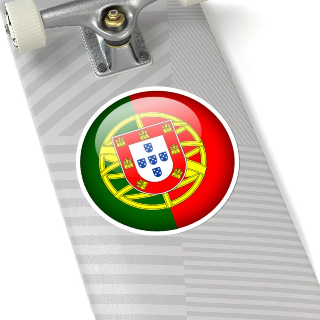 Flag orb Portugal (Portugal) STICKER Vinyl Kiss-Cut Decal - The Sticker Space
