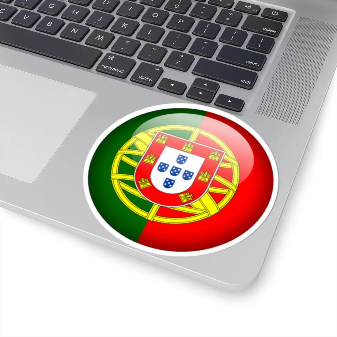 Flag orb Portugal (Portugal) STICKER Vinyl Kiss-Cut Decal - The Sticker Space