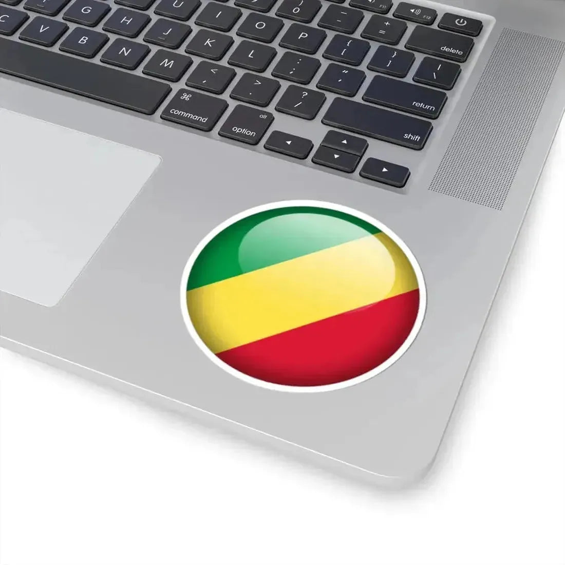 Flag orb Republic of the Congo (Congo) STICKER Vinyl Kiss-Cut Decal - The Sticker Space