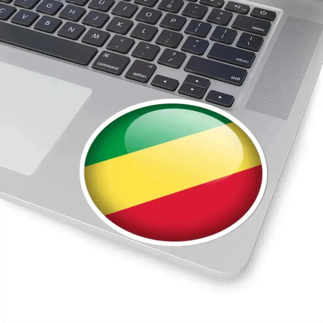 Flag orb Republic of the Congo (Congo) STICKER Vinyl Kiss-Cut Decal - The Sticker Space