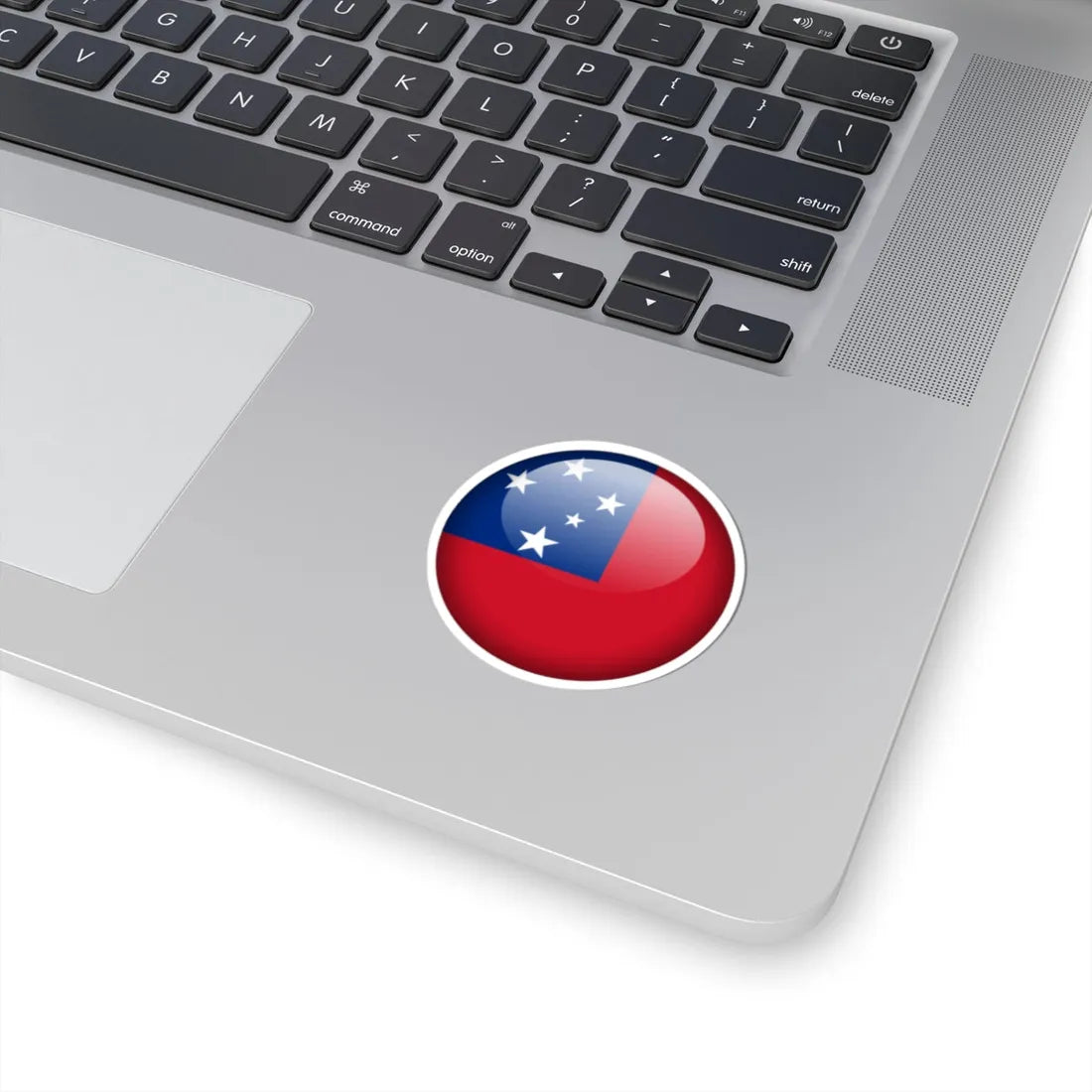 Flag orb Samoa (Samoa) STICKER Vinyl Kiss-Cut Decal - The Sticker Space