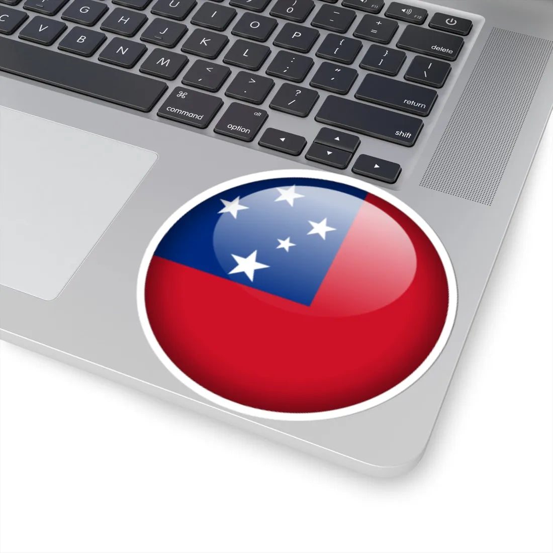 Flag orb Samoa (Samoa) STICKER Vinyl Kiss-Cut Decal - The Sticker Space