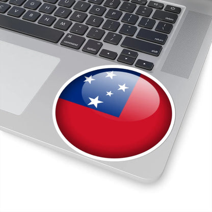 Flag orb Samoa (Samoa) STICKER Vinyl Kiss-Cut Decal - The Sticker Space