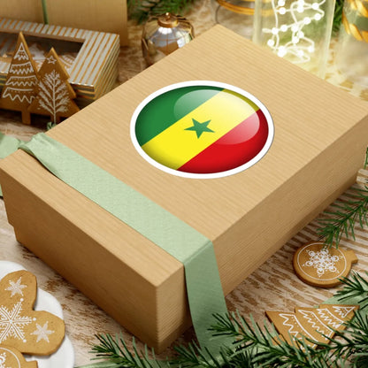 Flag orb Senegal (Senegal) STICKER Vinyl Kiss-Cut Decal - The Sticker Space