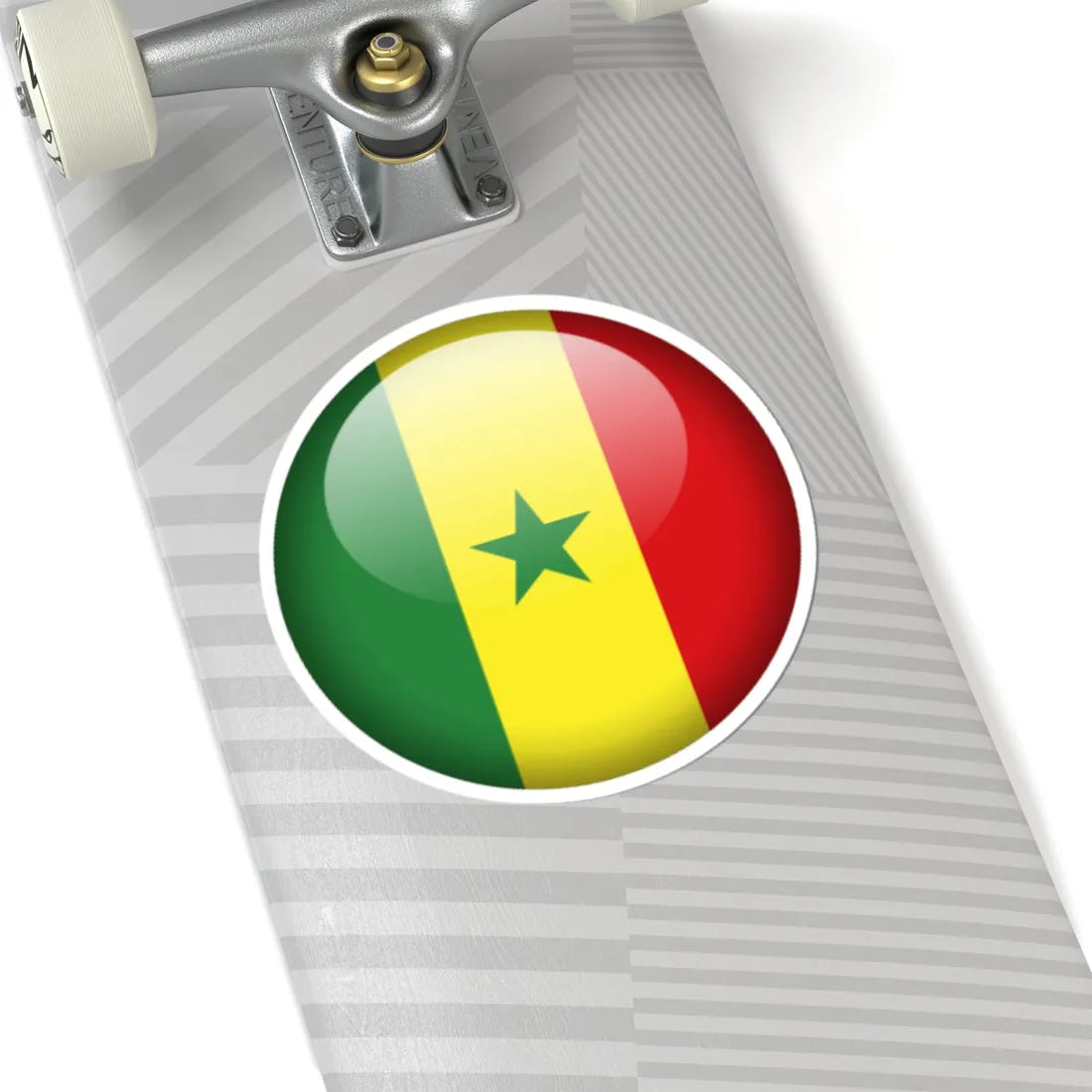 Flag orb Senegal (Senegal) STICKER Vinyl Kiss-Cut Decal - The Sticker Space