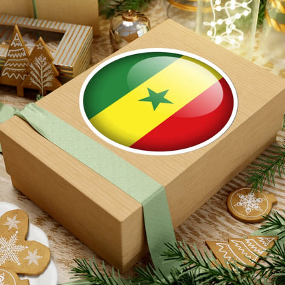 Flag orb Senegal (Senegal) STICKER Vinyl Kiss-Cut Decal - The Sticker Space