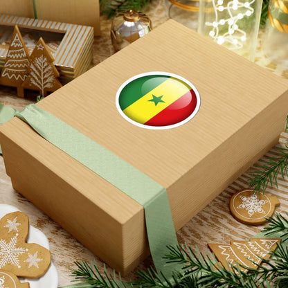 Flag orb Senegal (Senegal) STICKER Vinyl Kiss-Cut Decal - The Sticker Space