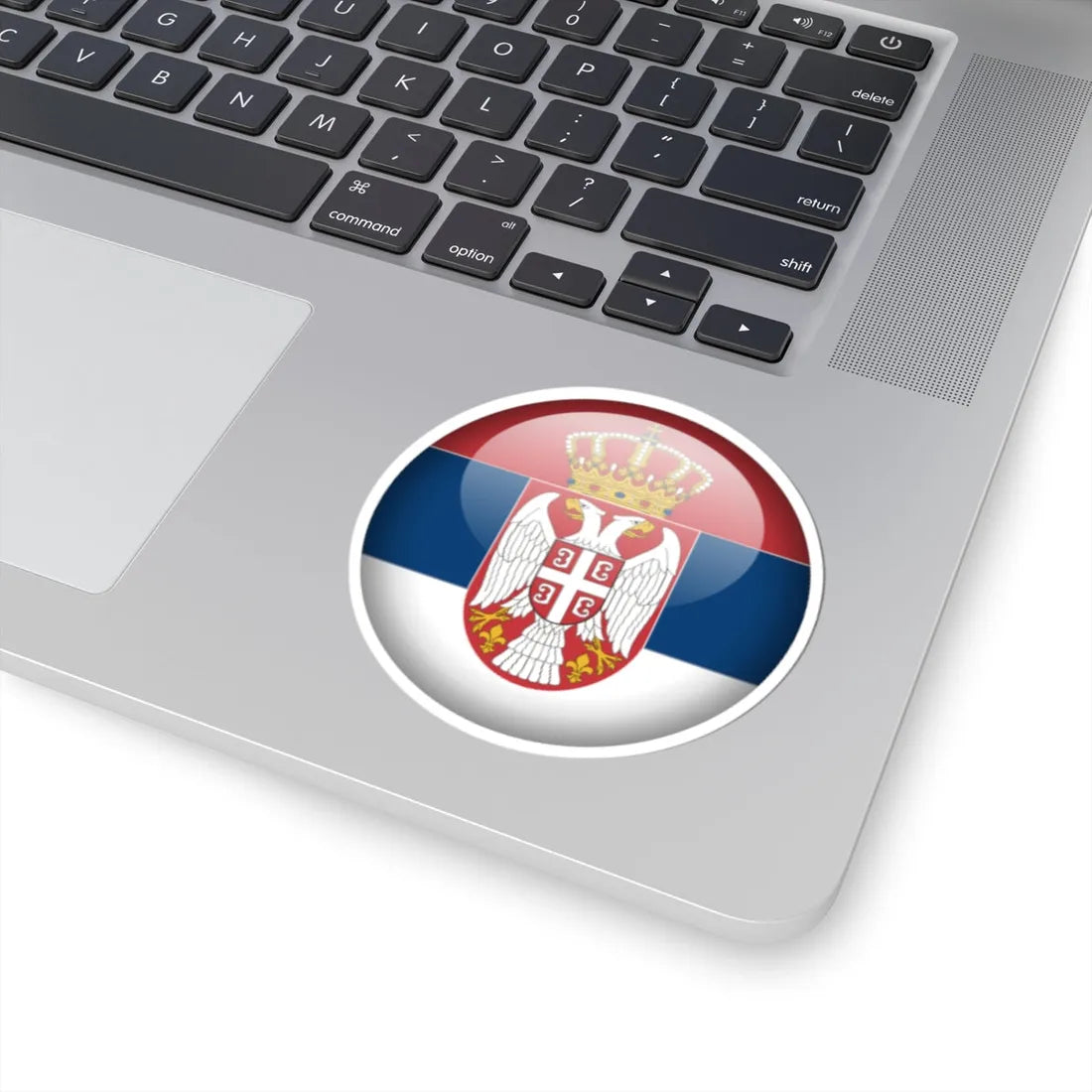 Flag orb Serbia (Serbia) STICKER Vinyl Kiss-Cut Decal - The Sticker Space
