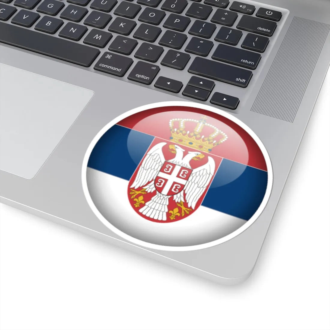 Flag orb Serbia (Serbia) STICKER Vinyl Kiss-Cut Decal - The Sticker Space