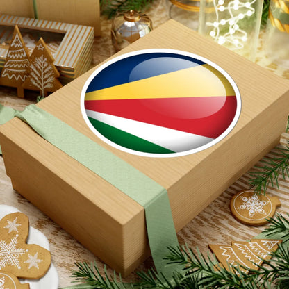 Flag orb Seychelles (Seychelles) STICKER Vinyl Kiss-Cut Decal - The Sticker Space