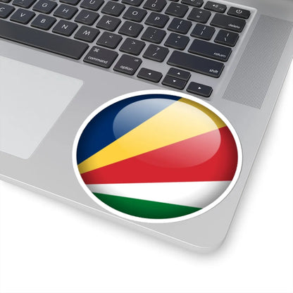 Flag orb Seychelles (Seychelles) STICKER Vinyl Kiss-Cut Decal - The Sticker Space