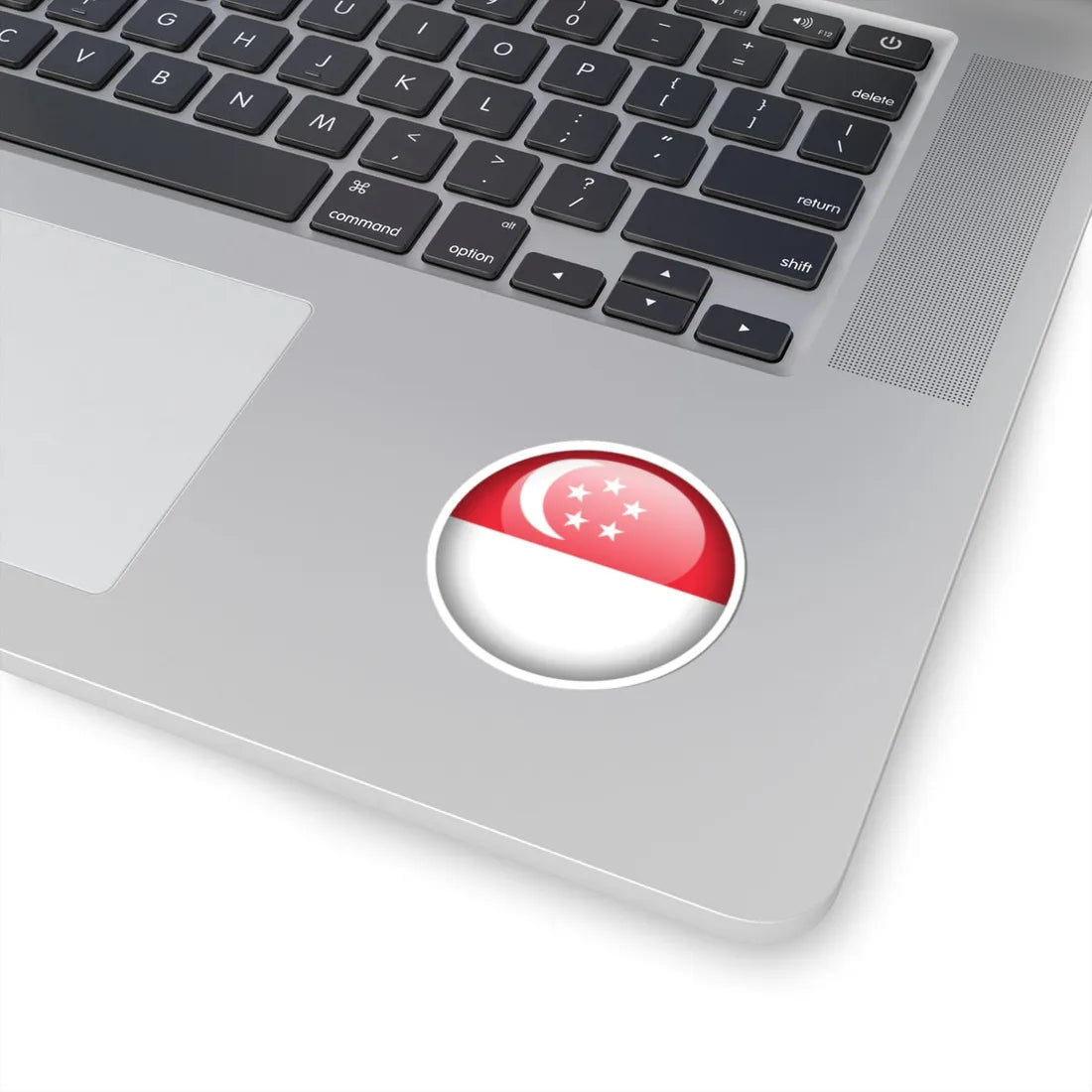 Flag orb Singapore (Singapore) STICKER Vinyl Kiss-Cut Decal - The Sticker Space