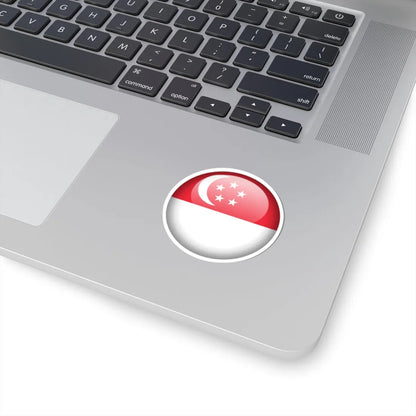 Flag orb Singapore (Singapore) STICKER Vinyl Kiss-Cut Decal - The Sticker Space