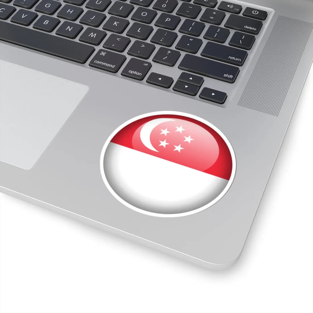 Flag orb Singapore (Singapore) STICKER Vinyl Kiss-Cut Decal - The Sticker Space