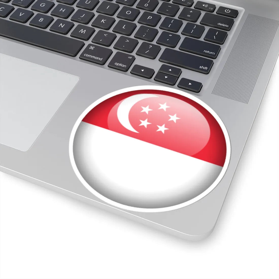 Flag orb Singapore (Singapore) STICKER Vinyl Kiss-Cut Decal - The Sticker Space