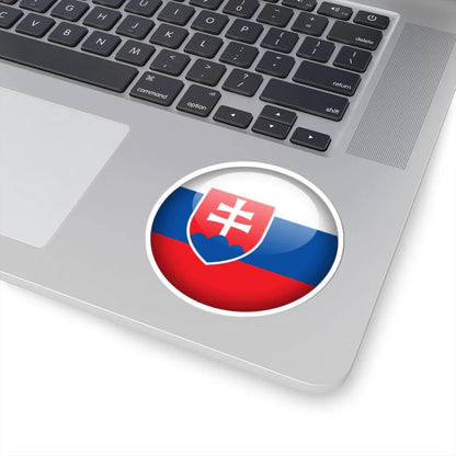 Flag Orb Slovakia (Slovakia) STICKER Vinyl Kiss-Cut Decal - The Sticker Space