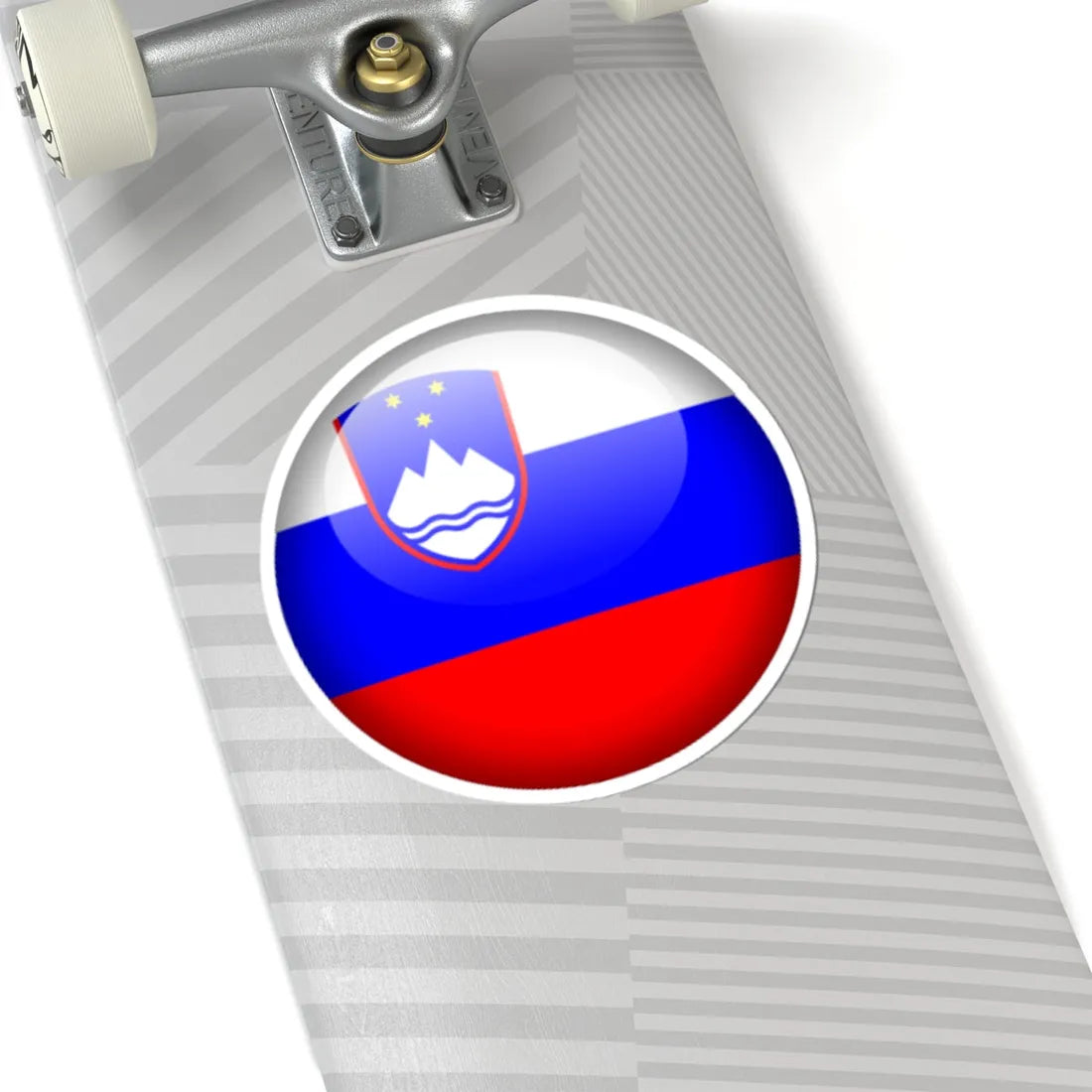 Flag orb Slovenia (Slovenia) STICKER Vinyl Kiss-Cut Decal - The Sticker Space