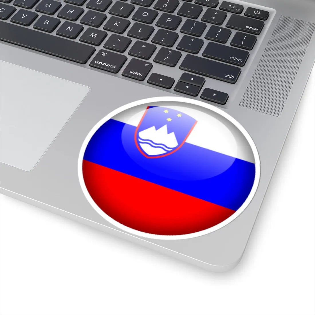 Flag orb Slovenia (Slovenia) STICKER Vinyl Kiss-Cut Decal - The Sticker Space