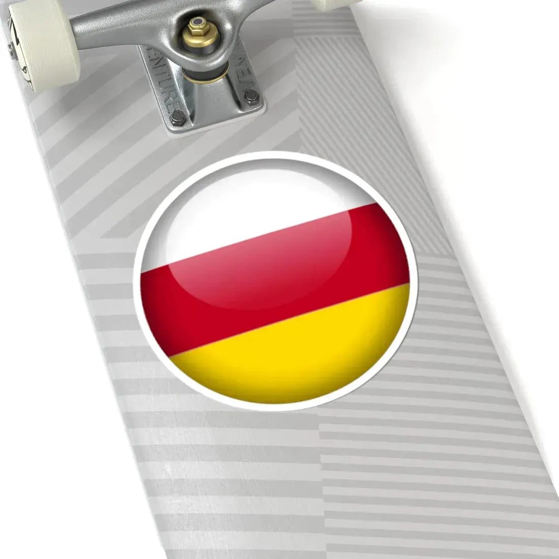 Flag orb South Ossetia STICKER Vinyl Kiss-Cut Decal - The Sticker Space