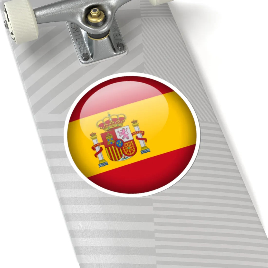 Flag orb Spain (Spain) STICKER Vinyl Kiss-Cut Decal - The Sticker Space