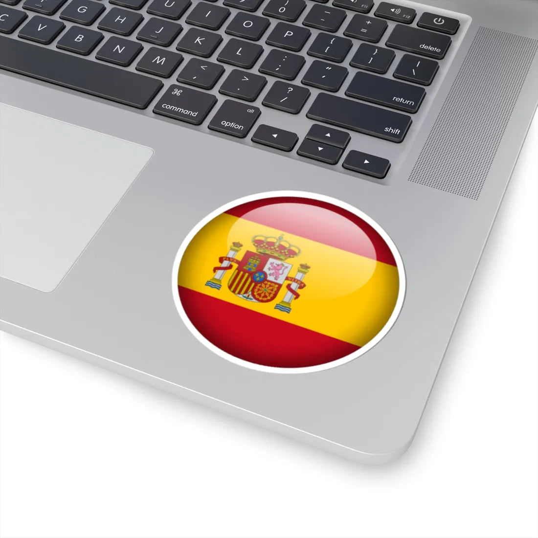 Flag orb Spain (Spain) STICKER Vinyl Kiss-Cut Decal - The Sticker Space