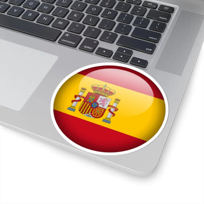 Flag orb Spain (Spain) STICKER Vinyl Kiss-Cut Decal - The Sticker Space