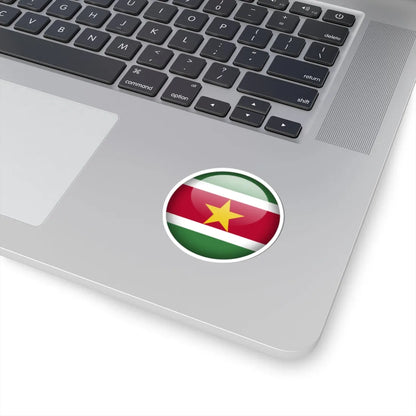 Flag orb Suriname (Suriname) STICKER Vinyl Kiss-Cut Decal - The Sticker Space