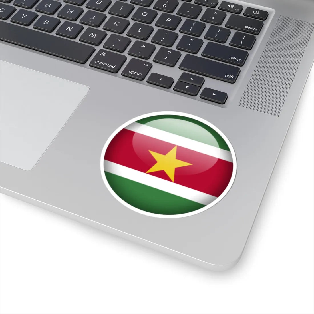 Flag orb Suriname (Suriname) STICKER Vinyl Kiss-Cut Decal - The Sticker Space